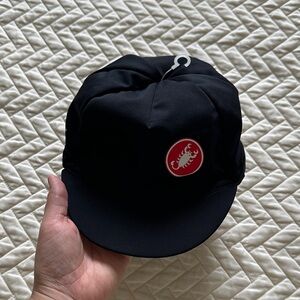 Black Cap with Red Emblem